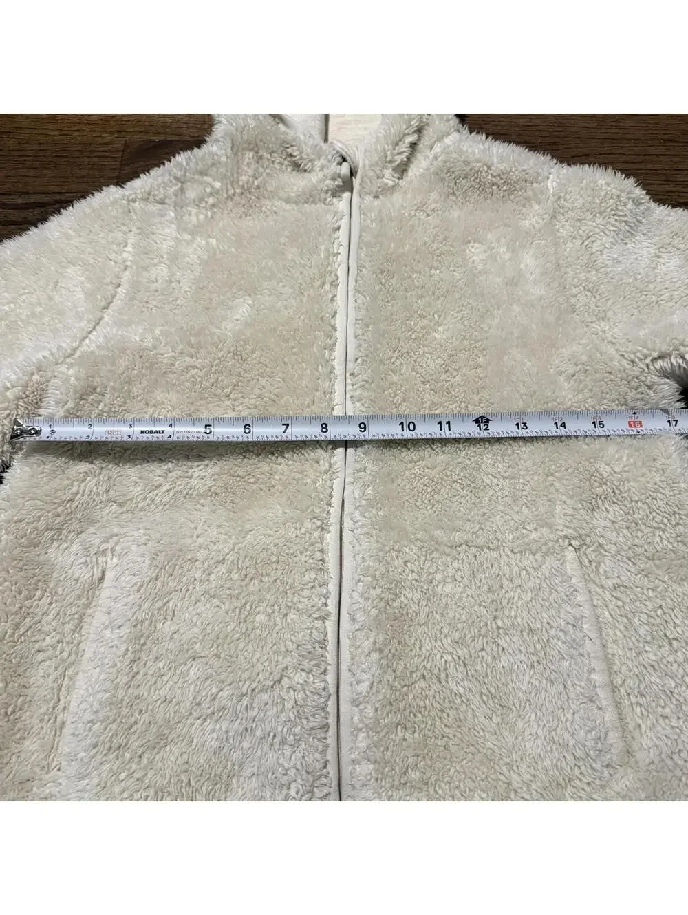Athleta Girl So Snug Sherpa Chantilly Cream Chantilly Cream Jacket SZ XL/14